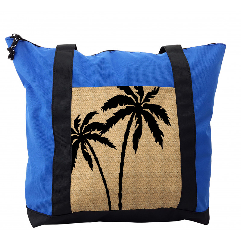 Palm Tree Silhouettes Shoulder Bag
