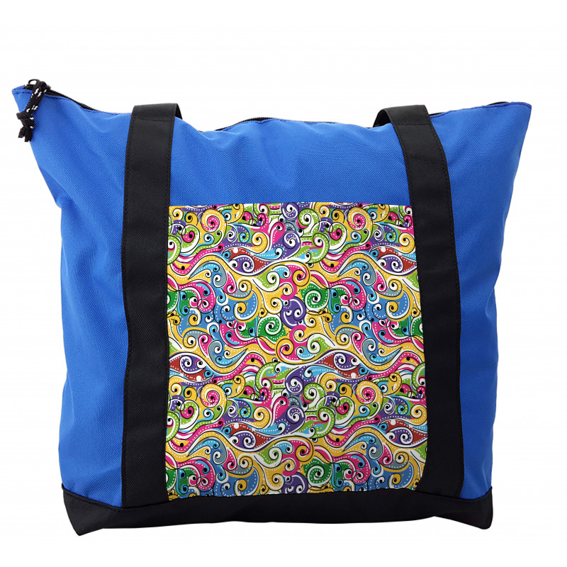 Funky Doodle Summer Art Shoulder Bag