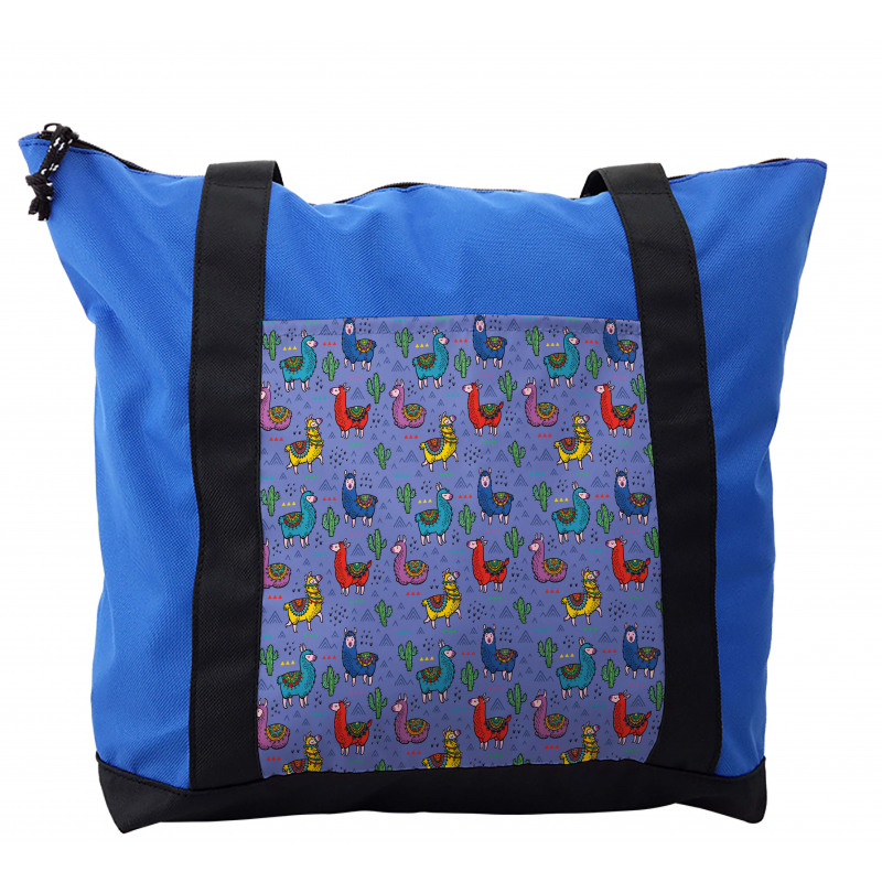 Cartoon Animal Triangles Shoulder Bag