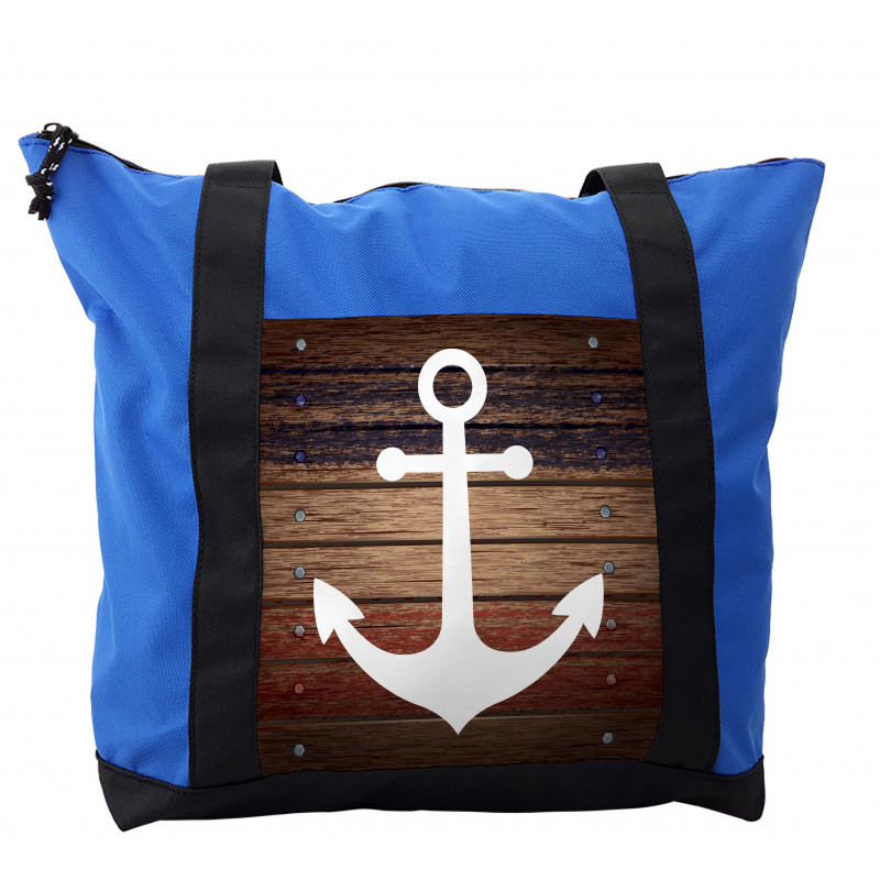 Boat Theme Anchor Motif Shoulder Bag