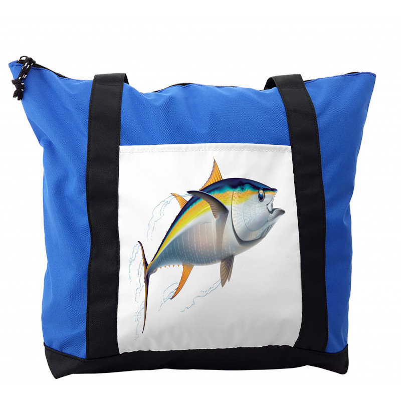 Realistic Yellowfin Tuna Shoulder Bag