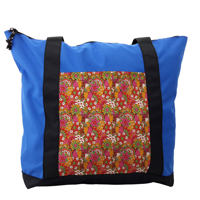 Floral Vibrant Art Shoulder Bag