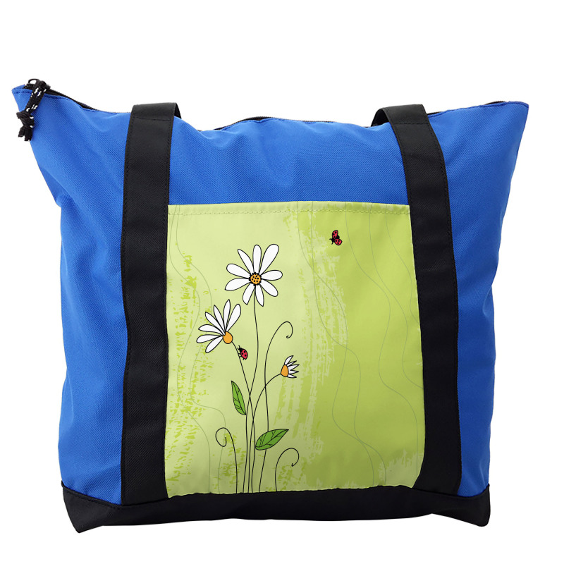 Chamomile Ladybugs Art Shoulder Bag