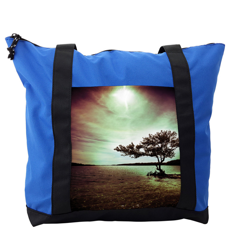 Picturesque Lakeside Shoulder Bag