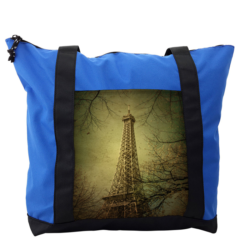 Fall Season Paris Art Shoulder Bag