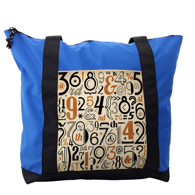 Vintage Math Shoulder Bag
