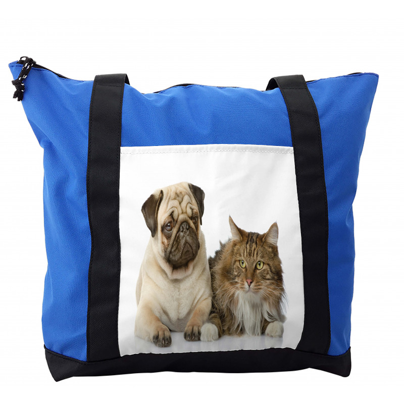 Pets Sitting Studio Shot Shoulder Bag