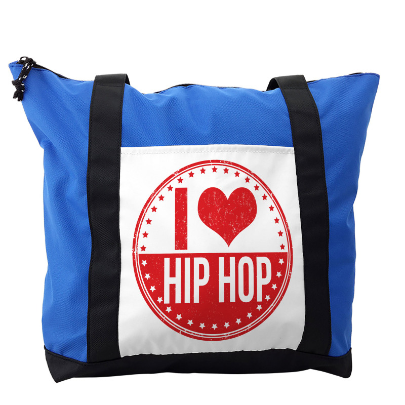 I Love Hip Hop Phrase Shoulder Bag
