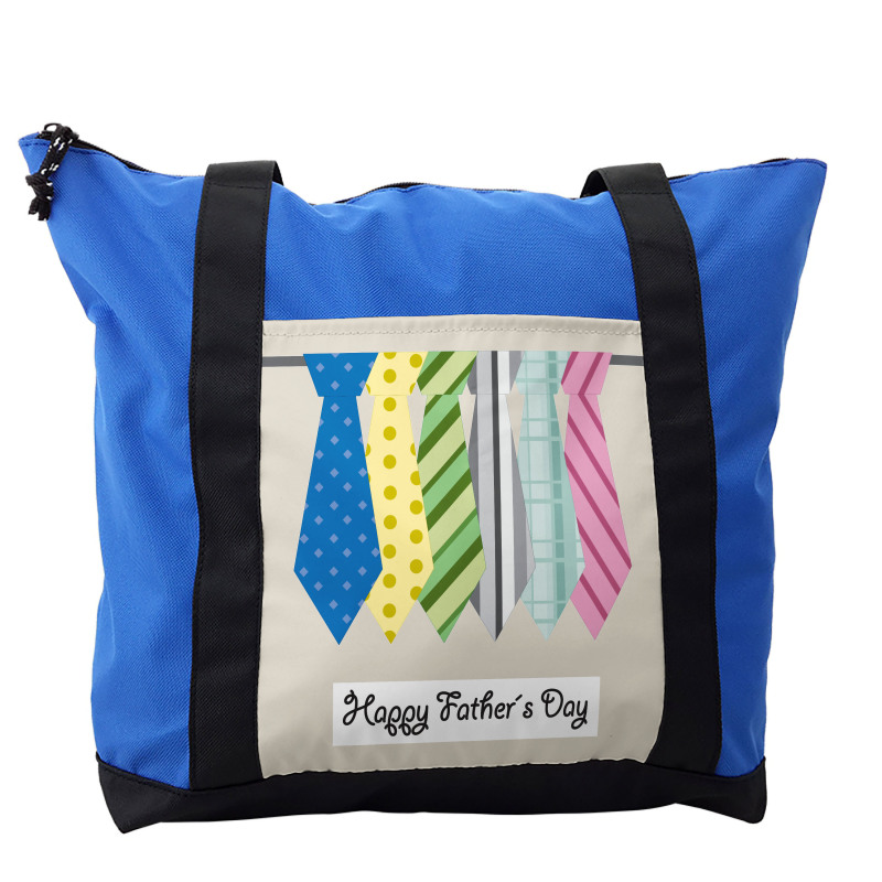 Colorful Dad Ties Theme Shoulder Bag