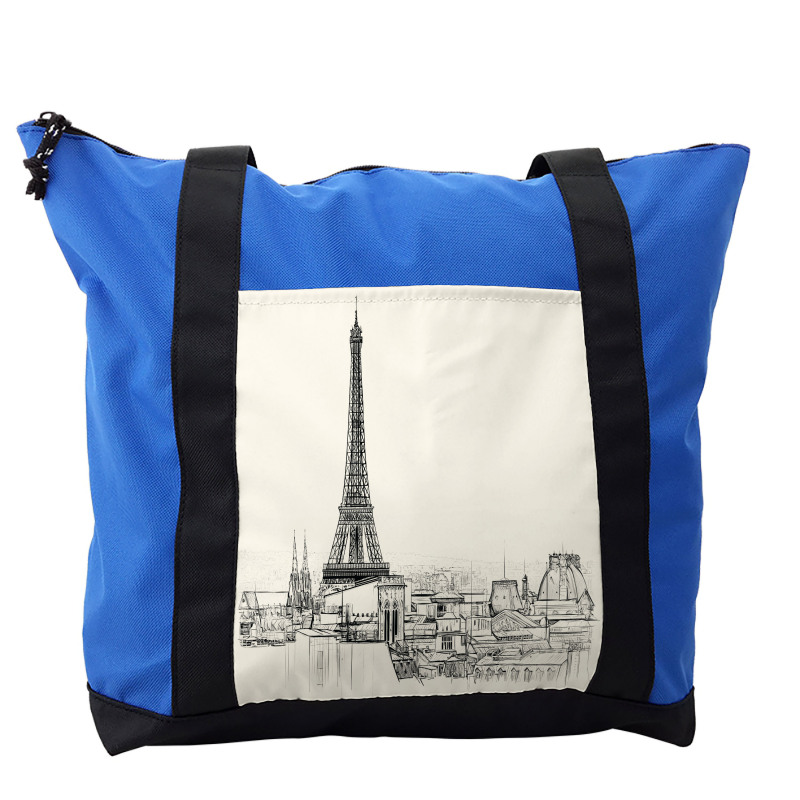 Paris over Roofs House Shoulder Bag