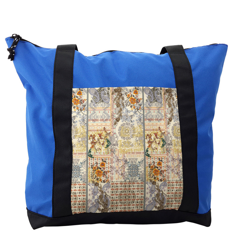 Ethnic Floral Composition Shoulder Bag