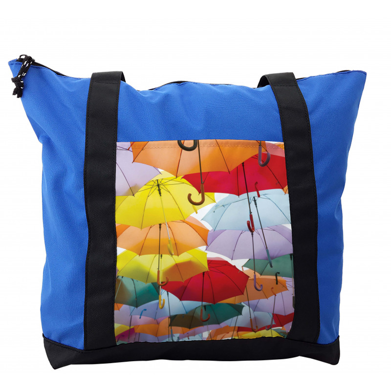 Hanged Vivid Umbrellas Shoulder Bag