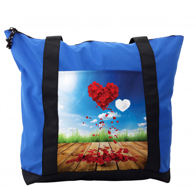 Rose Leaves Heart Shoulder Bag