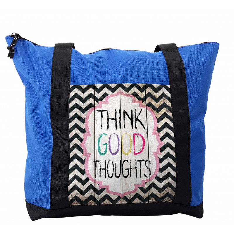 Think Thoughts Message Shoulder Bag