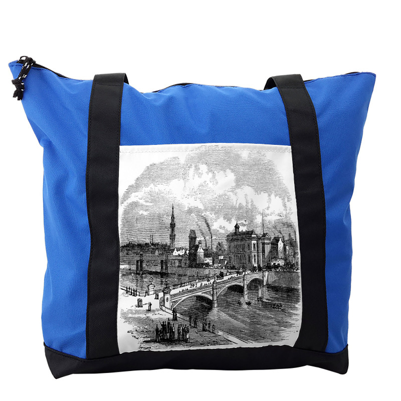 Albert Bridge Glasgow Art Shoulder Bag