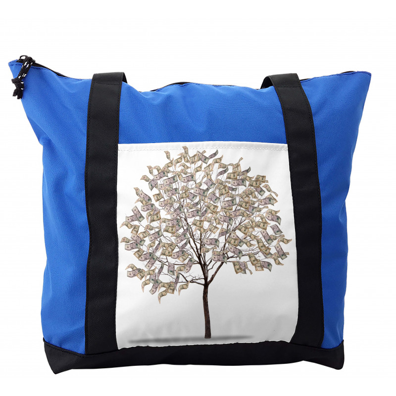 Surreal Money Leafy Tree Shoulder Bag