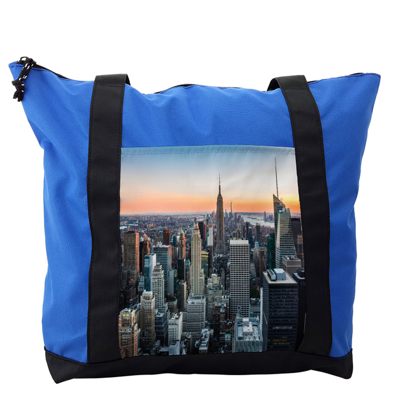 NYC Manhattan Skyline Dusk Shoulder Bag