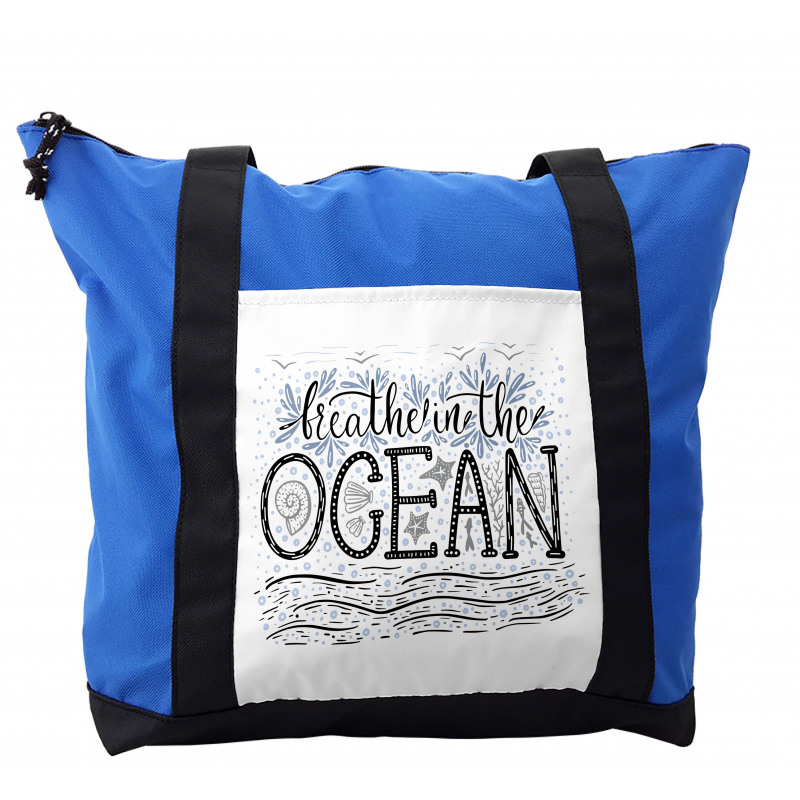 Breathe in the Ocean Shoulder Bag
