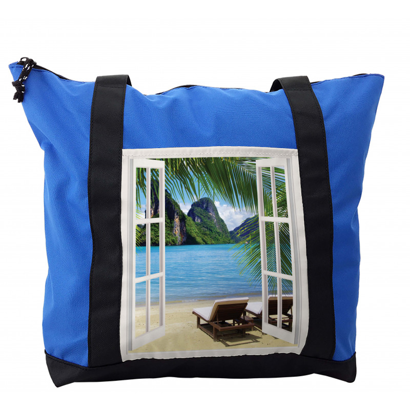 Palms and Ocean Summer Shoulder Bag