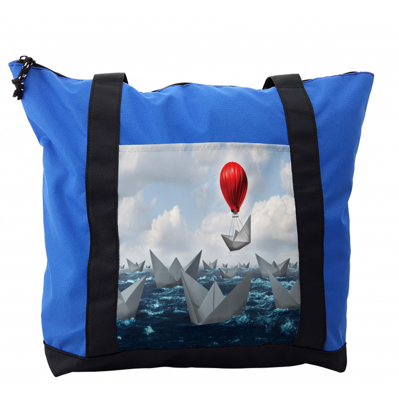 Paper Boats and Balloon Shoulder Bag