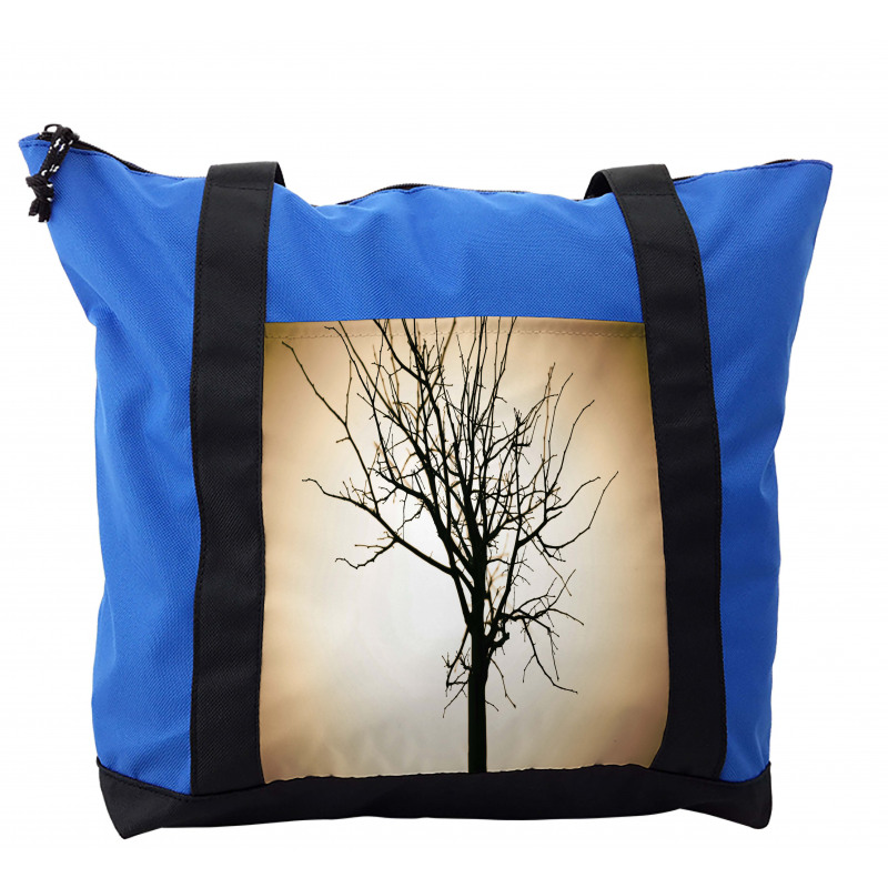 Barren Tree on Ombre Shoulder Bag