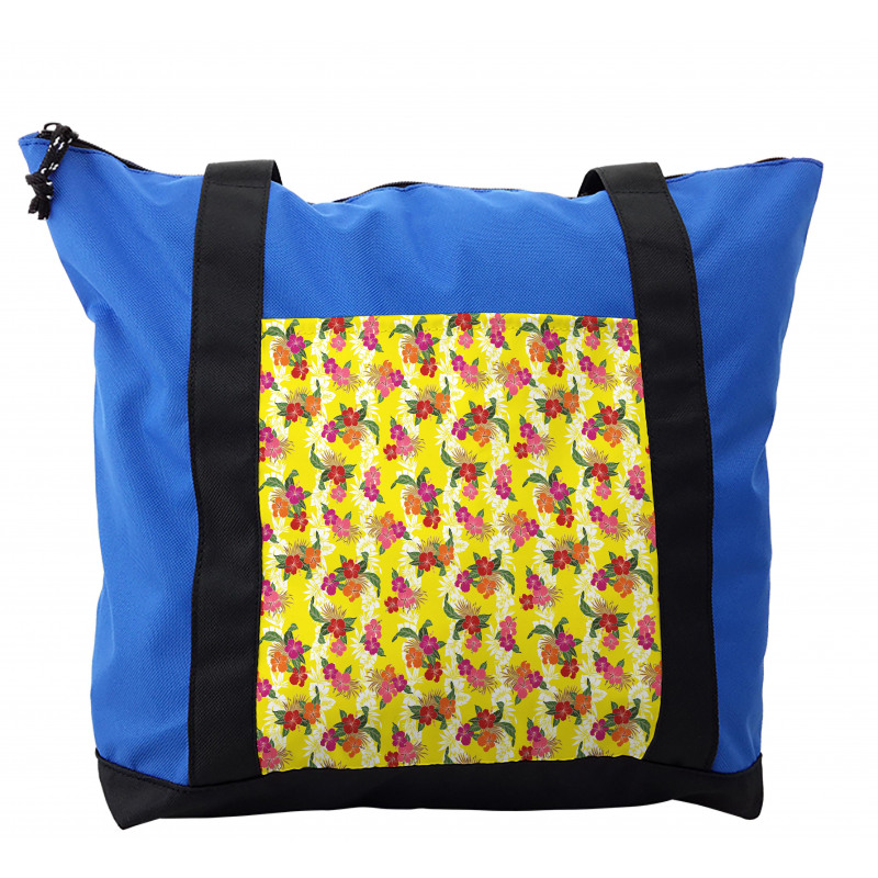 Tropical Flowers Art Shoulder Bag