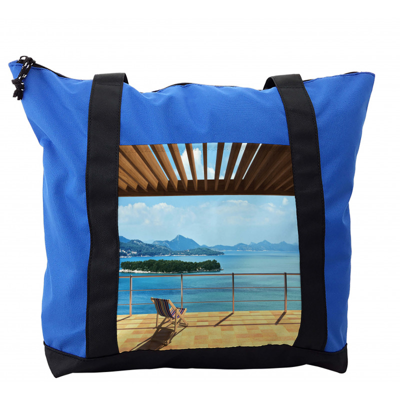 Balcony Panoramic Seascape Shoulder Bag