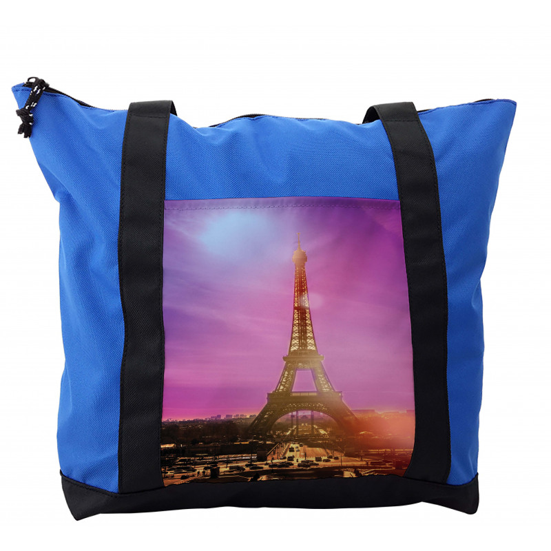 Colorful Sky Paris Shoulder Bag