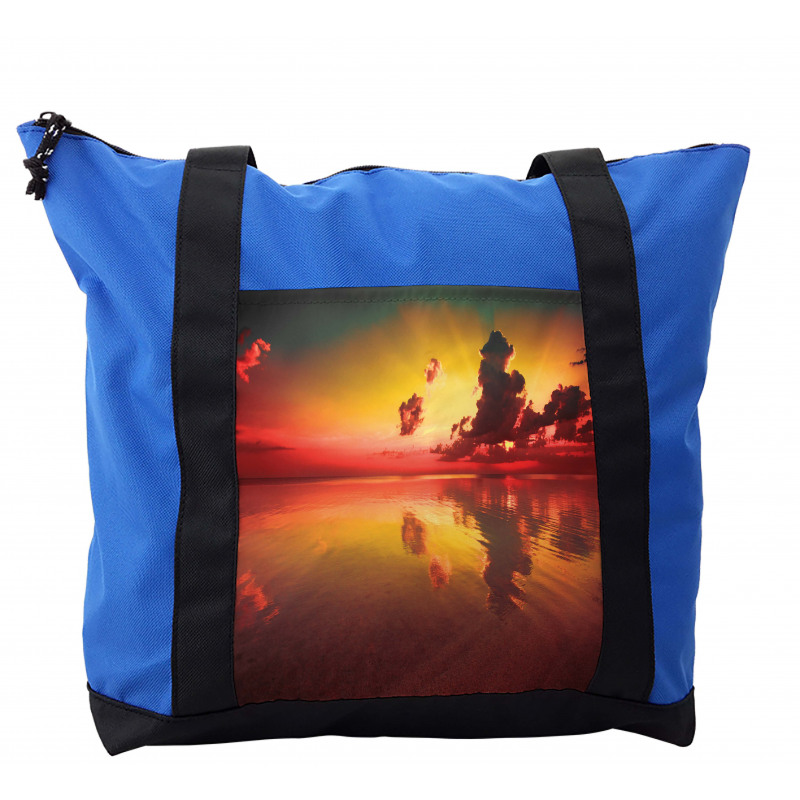 Sunrise Water Reflection Shoulder Bag