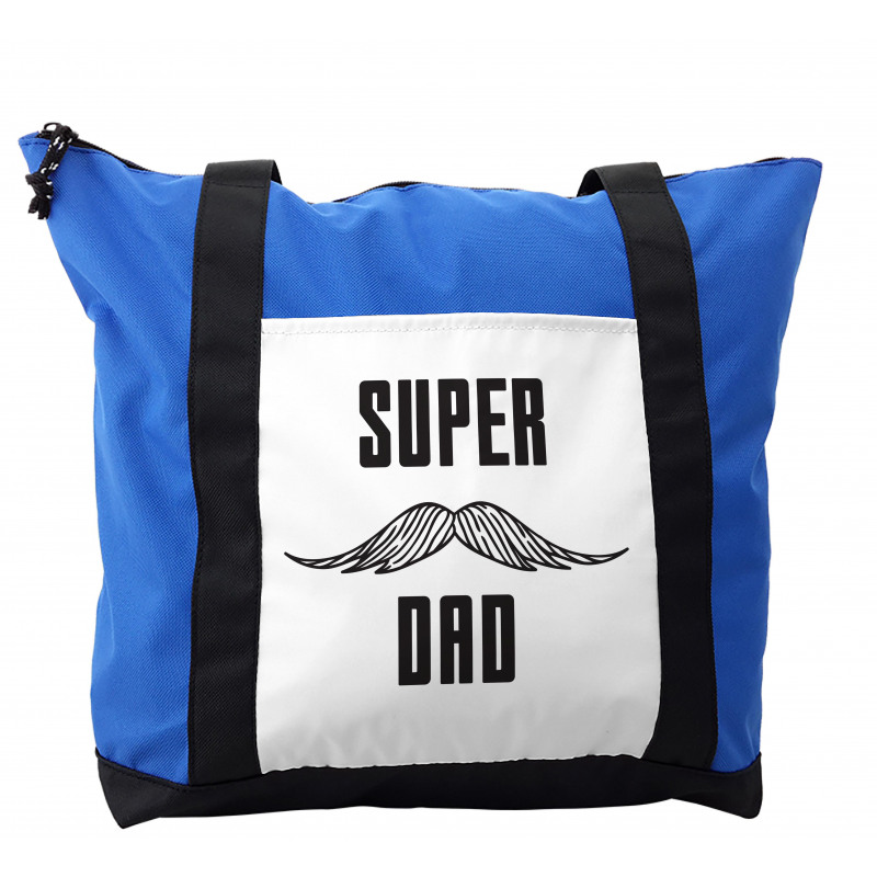 Super Dad with Mustache Shoulder Bag