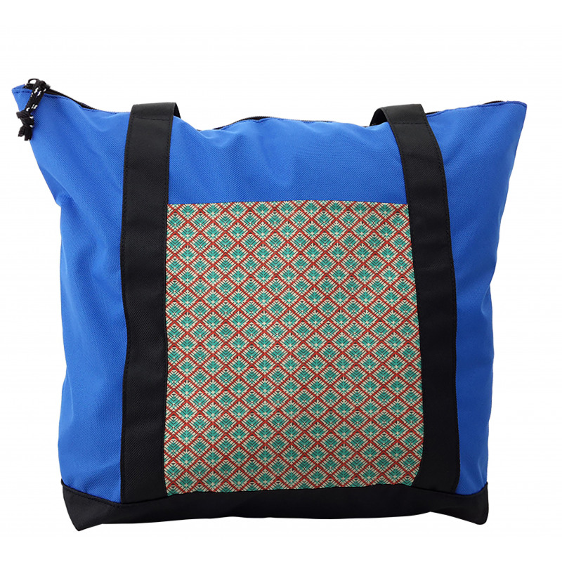 Retro Geometric Pattern Shoulder Bag