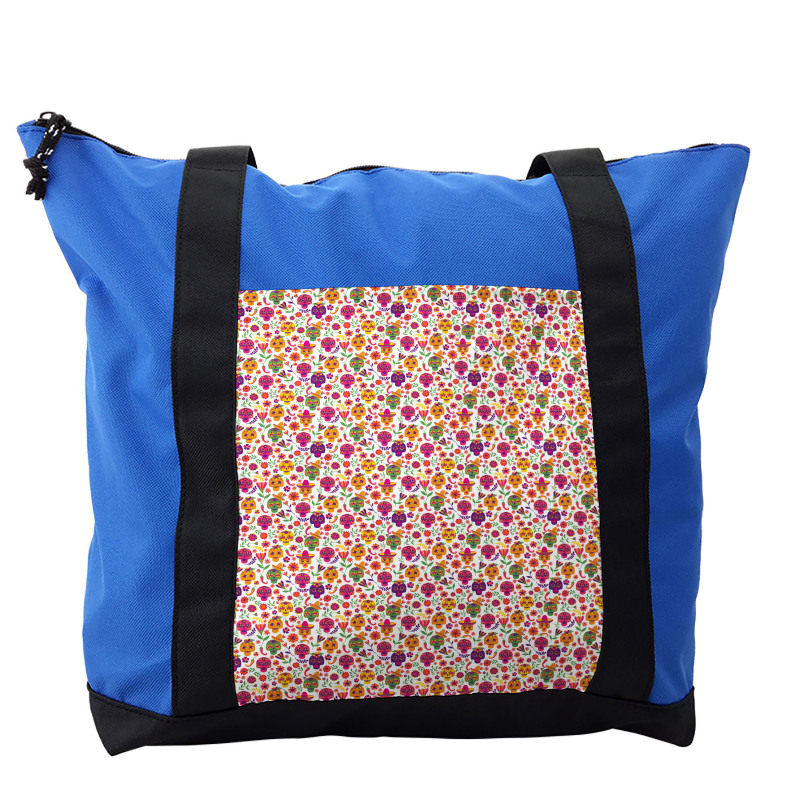 Flowers Calavera Shoulder Bag