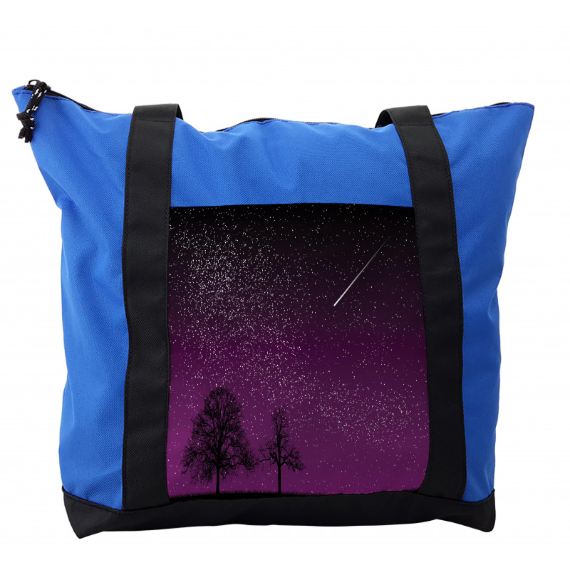 Night Silhouette Star Shoulder Bag