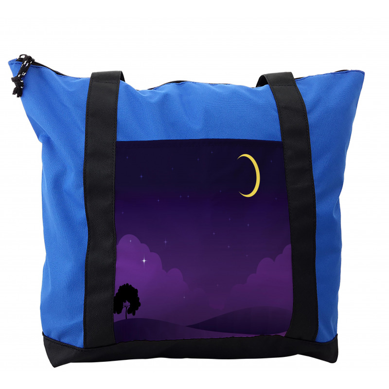 Nightfall with the Moon Shoulder Bag