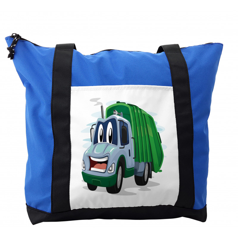 Funny Trash Truck Shoulder Bag