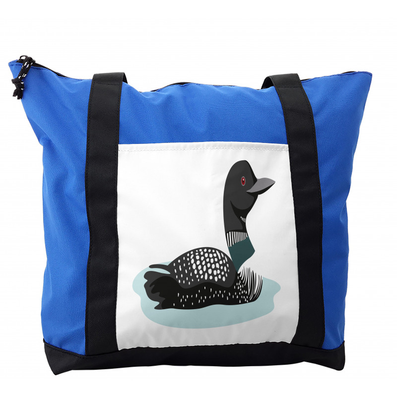 Digitally Generated Loon Shoulder Bag