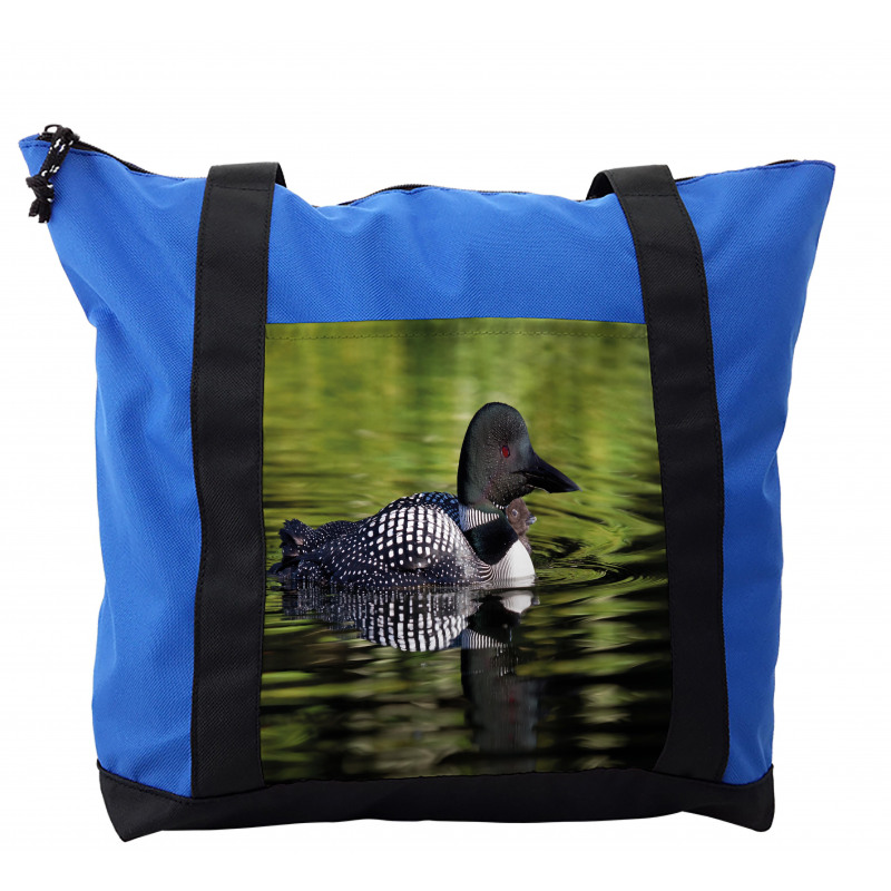 Seabird in Lake Outdoor Scene Shoulder Bag