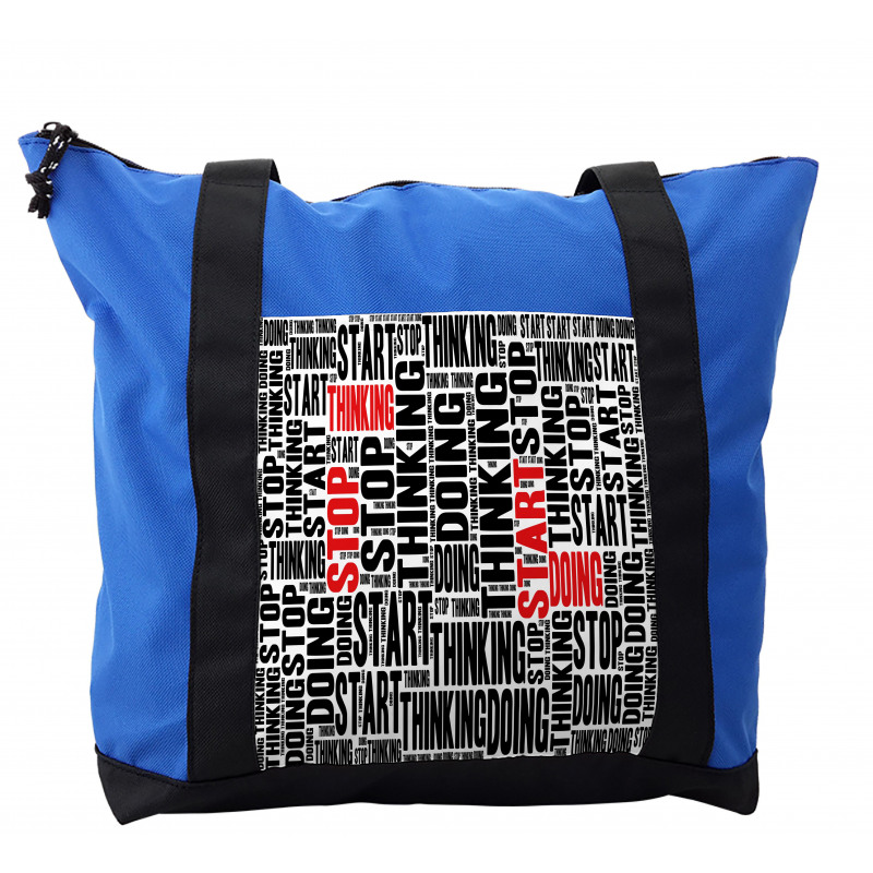 Modern Written Words Doing Shoulder Bag