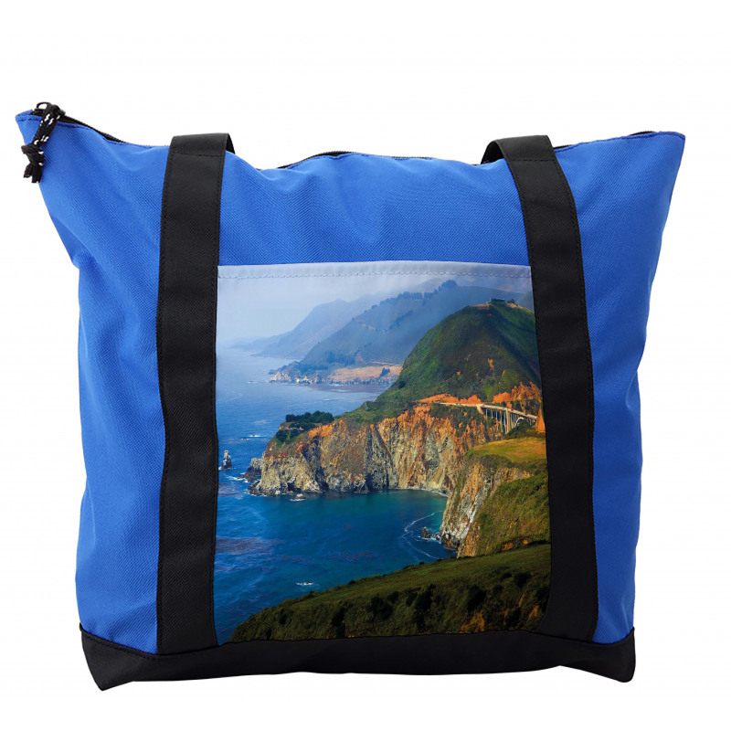 California Coast Mountains Shoulder Bag