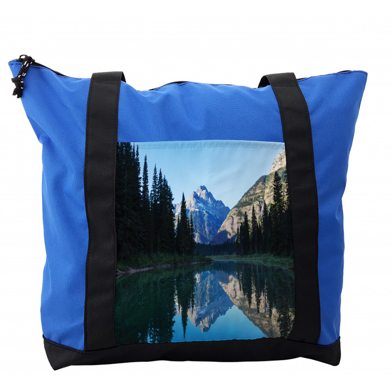 Mountain Reflection on Lake Shoulder Bag