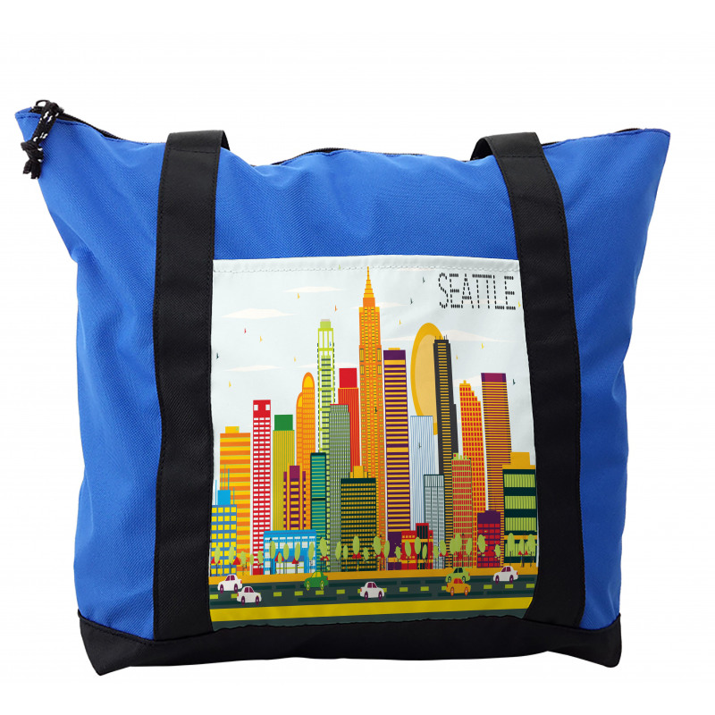 Cars on the Highway Shoulder Bag