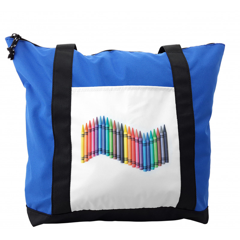 Tiny Wavy Painting Craft Shoulder Bag