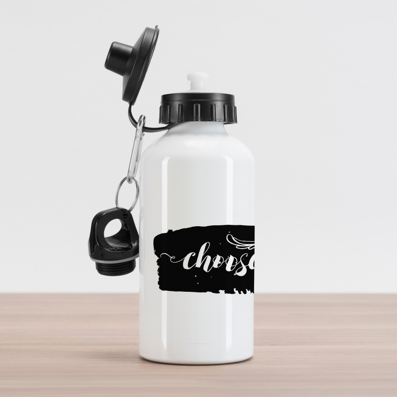 Be Joyous Forget Sadness Aluminum Water Bottle