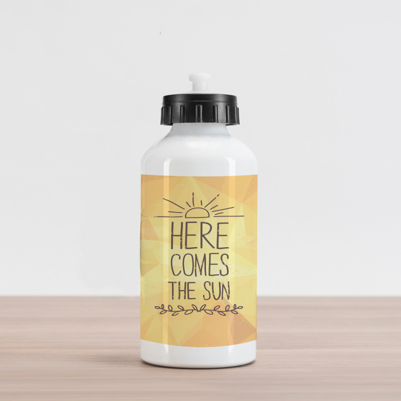 Lettering Mosaic Aluminum Water Bottle