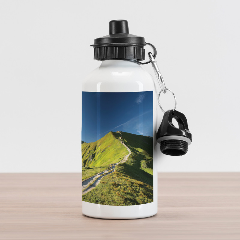 Peaks in Tatra Mountains Aluminum Water Bottle