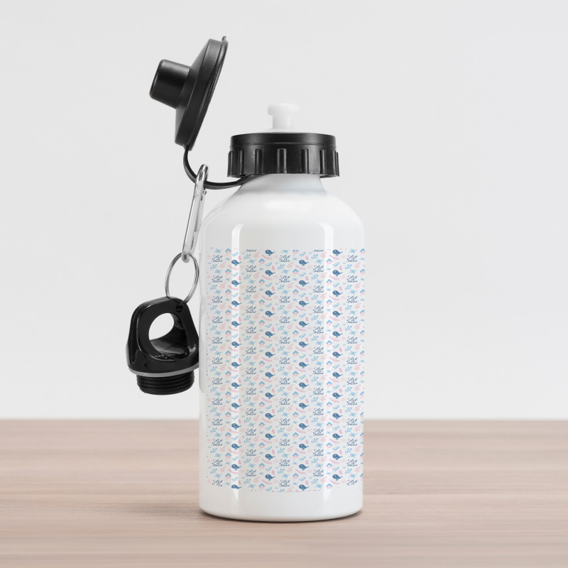 Wording Winter Aluminum Water Bottle