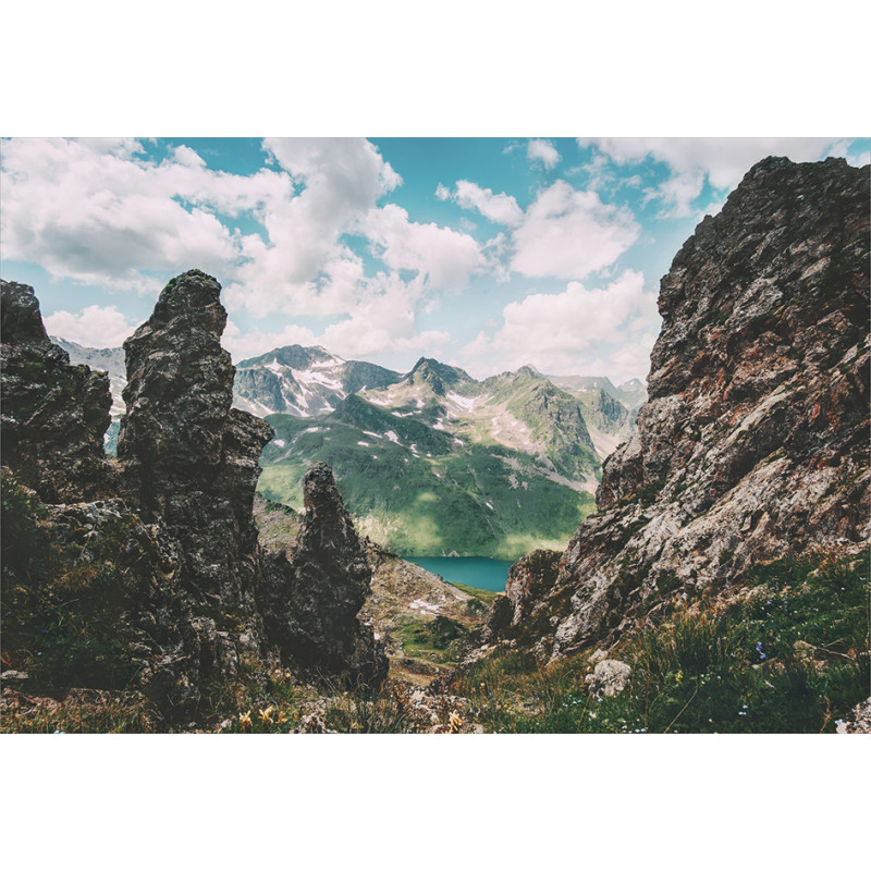 Rocky Mountains America Aluminum Water Bottle