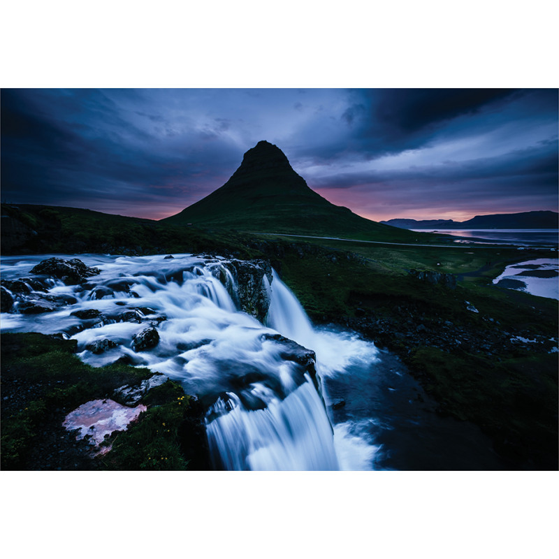 Kirkjufell Iceland Nature Aluminum Water Bottle