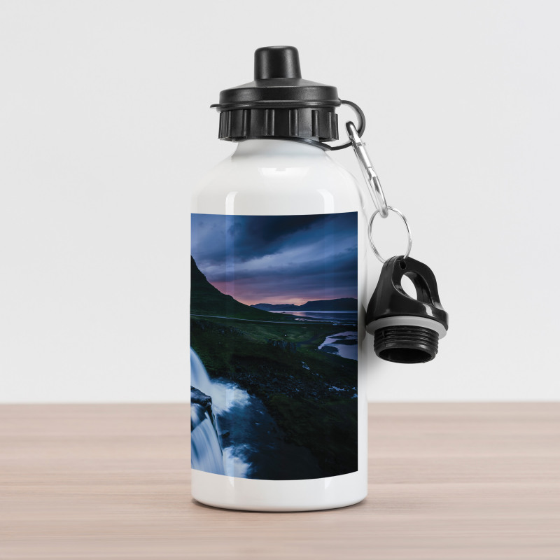 Kirkjufell Iceland Nature Aluminum Water Bottle