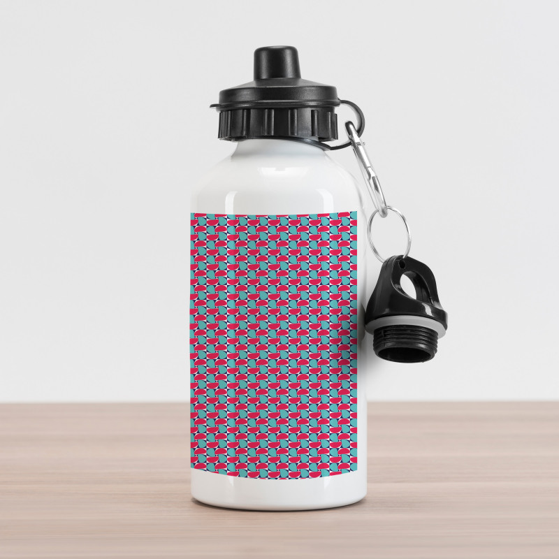 Modern Twirl Effect Shapes Aluminum Water Bottle